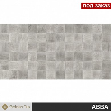Плитка  для облиц. стен  ABBA WOOD mix серый  300*600